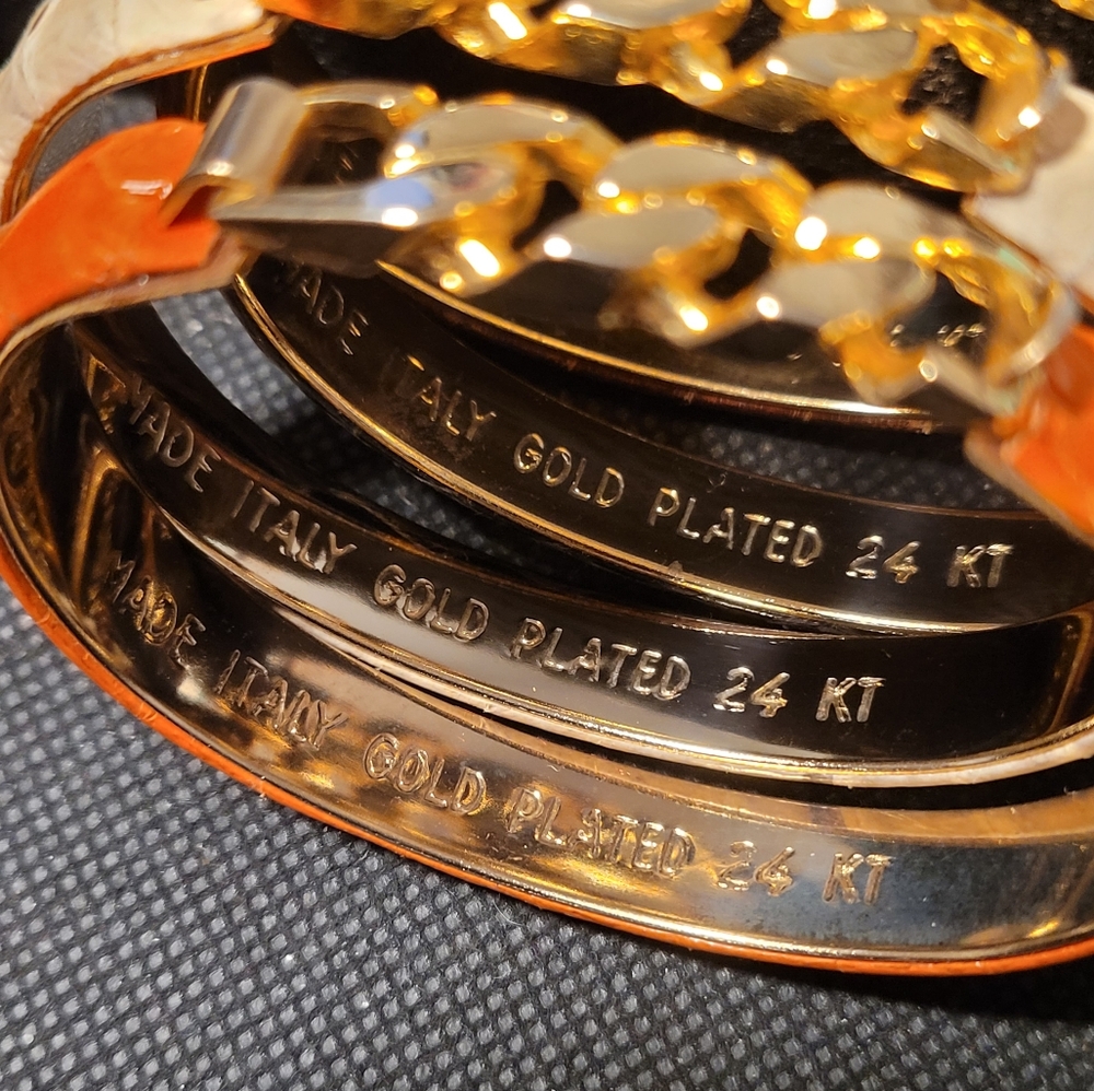Vintage 24KT gold plated Italy 🇮🇹